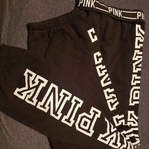 Fold over cropped sweatpants